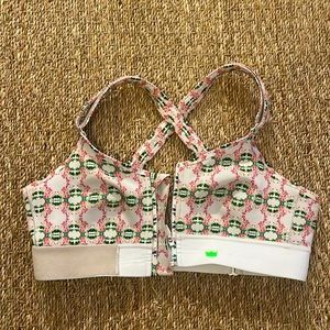 SHEFIT - Flex Sports Bra - Luxe - Pink/Green Floral - Medium Impact